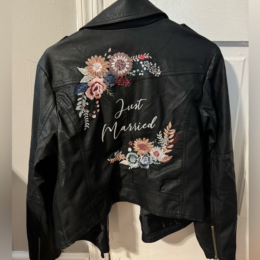 David’s Bridal PU Leather Jacket